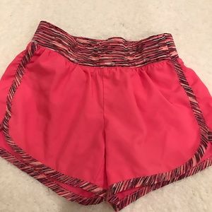 Pink athletic shorts